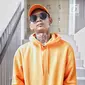 Rapper Young Lex saat mengunjungi kantor Liputan6.com di Jakarta, Rabu (6/6). (Liputan6.com/Faizal Fanani)