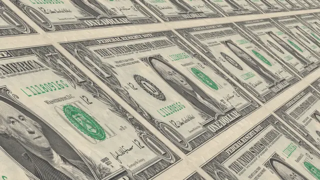 Ilustrasi pendanaan startup, funding startup, dolar, uang dolar, uang