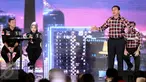 Basuki Tjahaja Purnama menjawab pertanyaan saat Debat Cagub DKI Jakarta putaran ketiga di Auditorium Birawa, Jakarta, Jumat (10/2). Debat ke-3 ini mengangkat tema masalah kependudukan dan peningkatan kualitas hidup masyarakat.(Liputan6.com/Faizal Fanani)