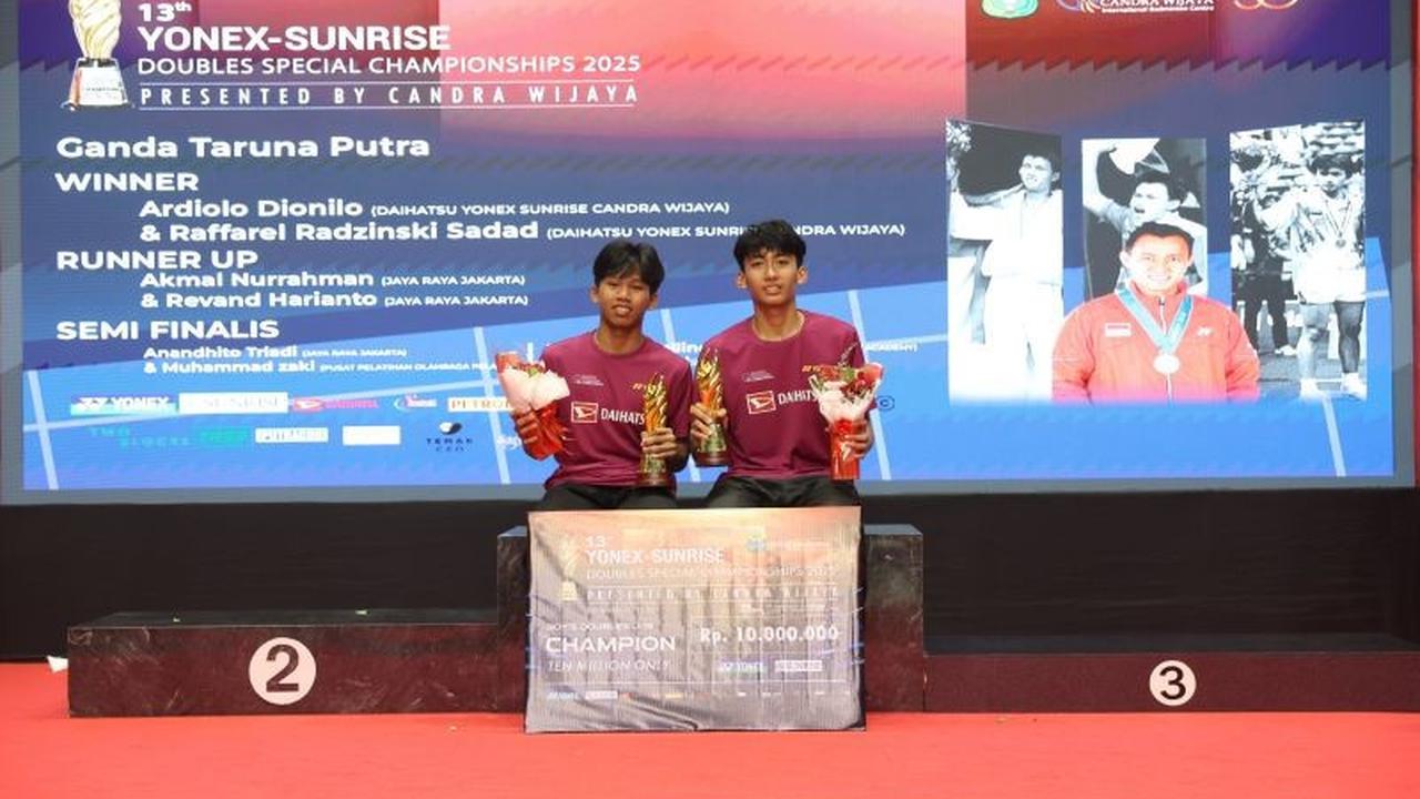 Trivia: Candra Wijaya Gelar Turnamen Khusus Ganda! Ardiola/Rafael Sabet Juara di Yonex-Sunrise Doubles Special Championships 2025