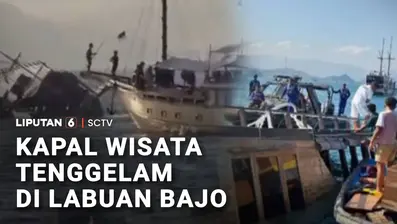 Sebuah kapal wisata tenggelam setelah menabrak gugusan karang di perairan Labuan Bajo, Manggarai Barat, Nusa Tenggara Timur, Minggu pagi. Sebanyak 19 penumpang dan awak kapal dievakuasi.