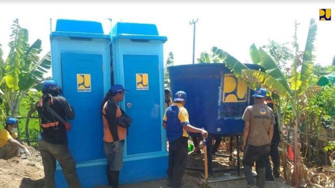 Kementerian PUPR benahi fasilitas sanitasi dan air bersih di NTB (Foto: Dok Kementerian PUPR)