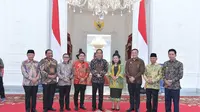 Presiden Jokowi bertemu dengan 31 bupati di Istana, Jakarta. (Istimewa)