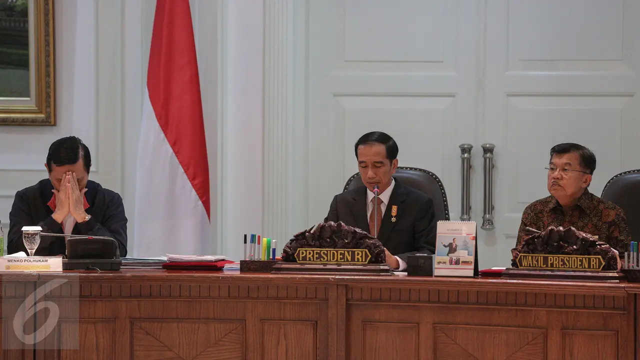 20151102-Tiga Agenda Yang Dibahas Pada Sidang Kabinet Paripurna di Istana 