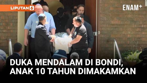 Duka Mendalam Iringi Pemakaman Korban Anak 10 Tahun Penembakan Bondi