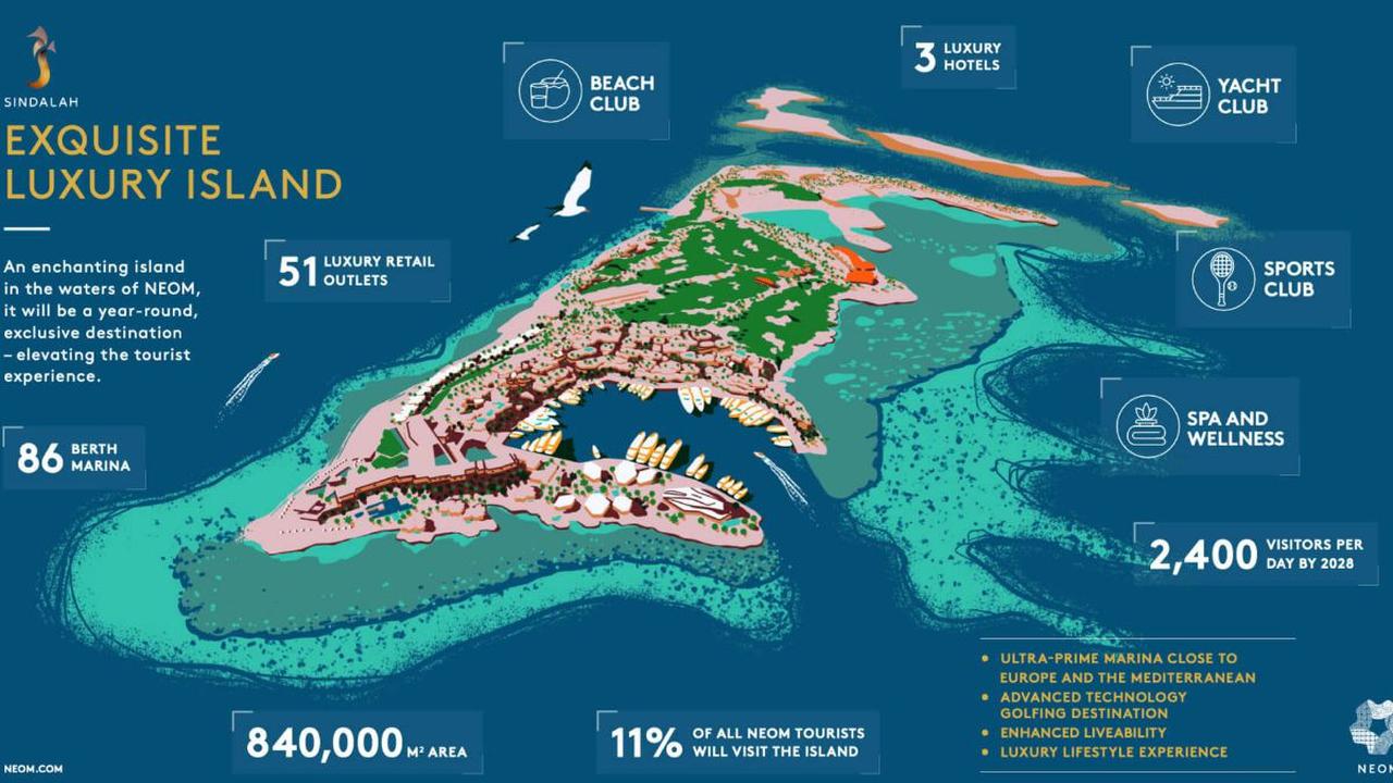 Diperkirakan butuh waktu sampai 40 tahun untuk membangun kota Neom ini.