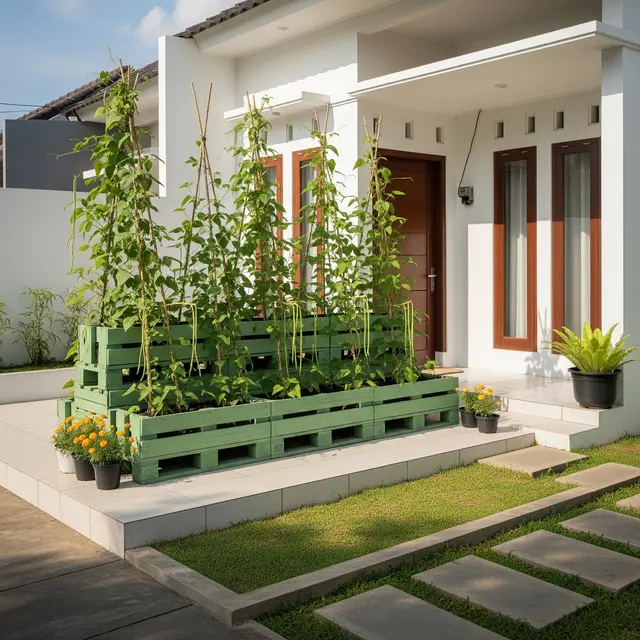 9 Ide Kebun Kacang Panjang Bertingkat untuk Halaman Kecil, Panen Melimpah