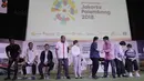 Suasana usai jumpa pers terkait Asian Games 2018 di SCTV Tower, Jakarta, Kamis, (8/2/2018). Emtek Group akan menayangkan siaran Asian Games 2018. (Bola.com/M Iqbal Ichsan)