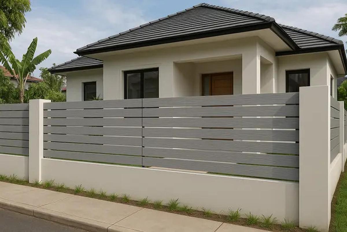 10 Model Pagar Tembok Tanpa Besi yang Lagi Hits, Bikin Tampilan Rumah Estetik dari Luar