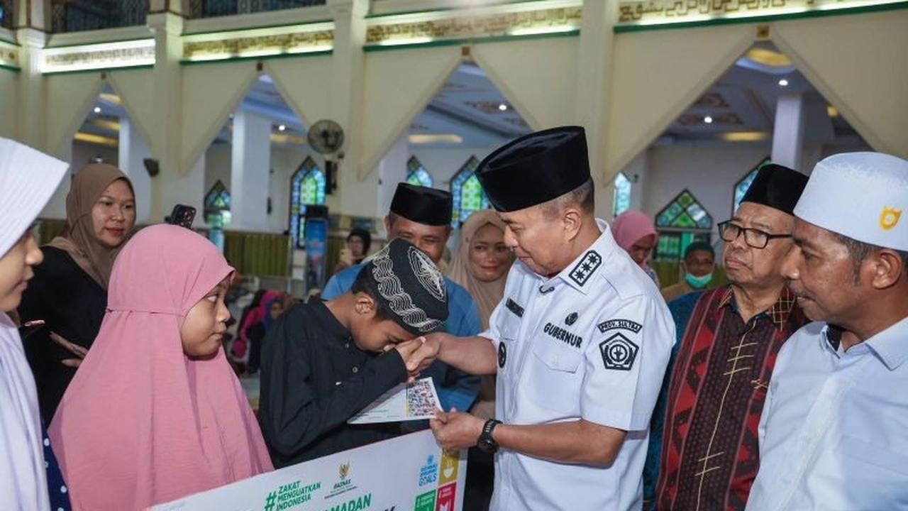 Baznas Sultra Salurkan Santunan Rp355 Juta untuk Ratusan Yatim dan Dhuafa Jelang Idul Fitri