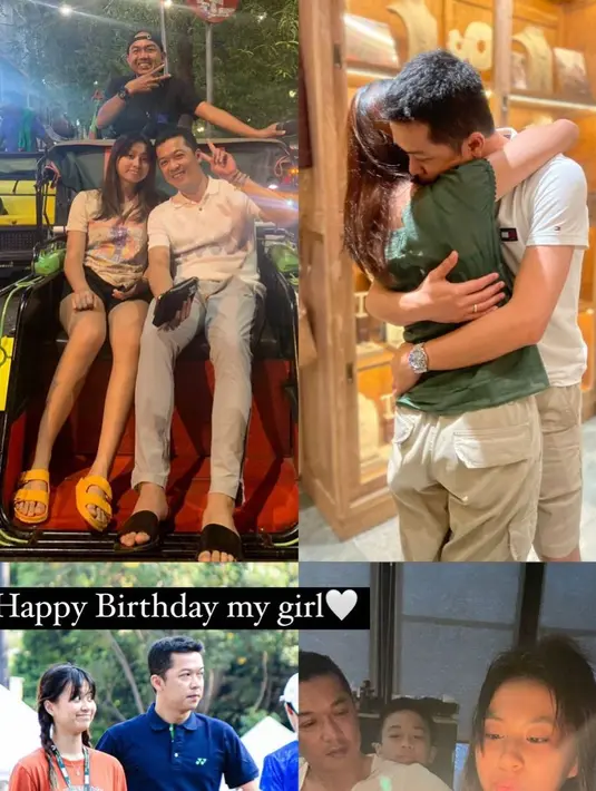 "Happy b’day kakak @natarinahidayat ❤️❤️❤️ 🎂🎂 udah gede aja ini anak urang…. Sehat selalu kakakku sayang….,"tulis taufikhidayatofficial membagikan kolase potret bersama putrinya. [Instagram/taufikhidayatofficial]