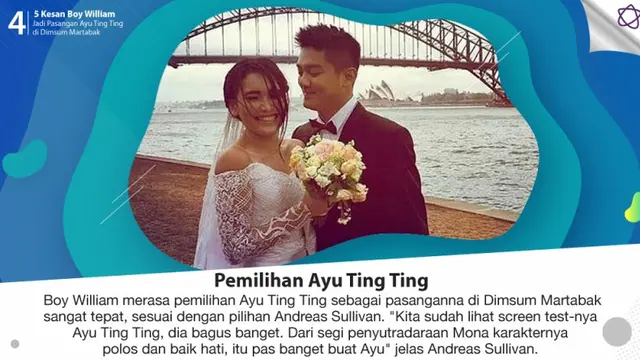 [Bintang] 5 Kesan Boy William Jadi Pasangan Ayu Ting Ting di Dimsum Martabak