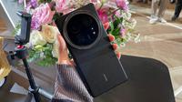 Sharp resmi kembali meluncurkan smartphone flagship terbaru mereka, Aquos R9 Pro, di Indonesia. (Liputan6.com/ Reporter Dinda Ariyani)