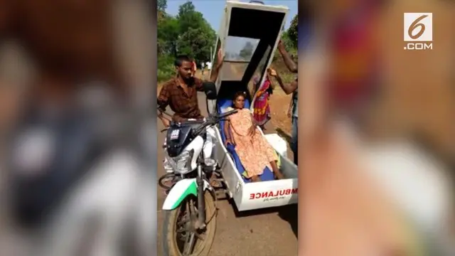 Salah satu wilayah di India menggunakan kendaraan roda dua sebagai ambulans. Hal ini bertujuan untuk mempercepat pasien ke rumah sakit dan menekan jumlah korban meninggal.