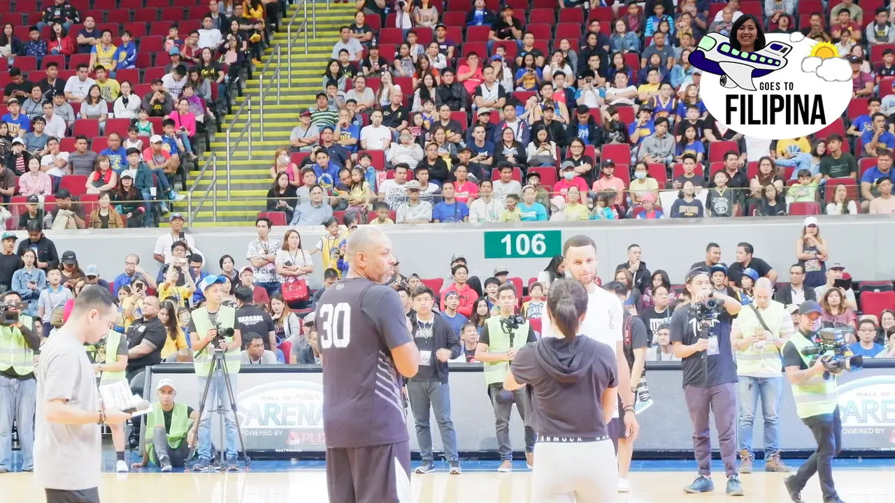 Stephen Curry dan Dell Curry (dua dari kiri)