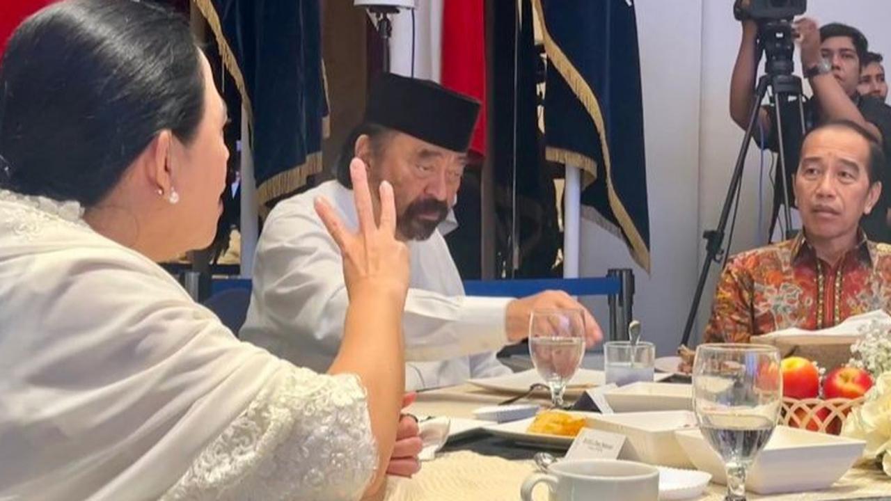 VIDEO: Terungkap Obrolan Meja Makan Jokowi Paloh Puan, UU Baru TNI Hingga Megawati