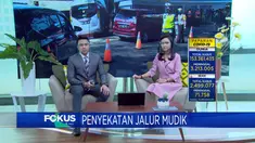Fokus Pagi mengangkat beberapa topik berita di antaranya, Ricuh Penertiban PKL Tanah Abang, Pencarian Korban Longsor, Penyekatan Jalur Mudik Lebaran.