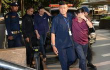 Empat tersangka OTT Musi Banyuasin tiba di KPK