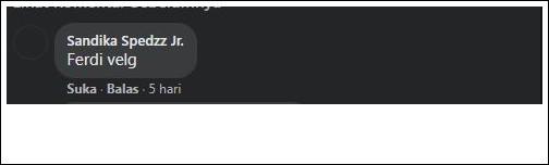 Facebook/Sandika Spedzz Jr.