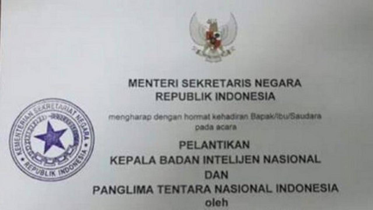 Anggota DPR RI prihatin Setneg salah tulis kepanjangan BIN