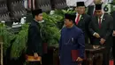 Prabowo Subianto dan Gibran Rakabuming Raka resmi menjabat sebagai Presiden dan Wakil Presiden periode 2024-2029. (Liputan6.com/Herman Zakharia)