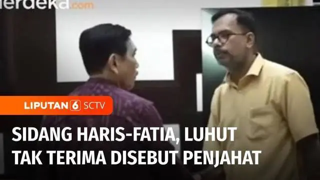 VIDEO: Luhut Beri Kesaksian di Sidang Haris-Fatia, Menyatakan Tak Terima Disebut Penjahat