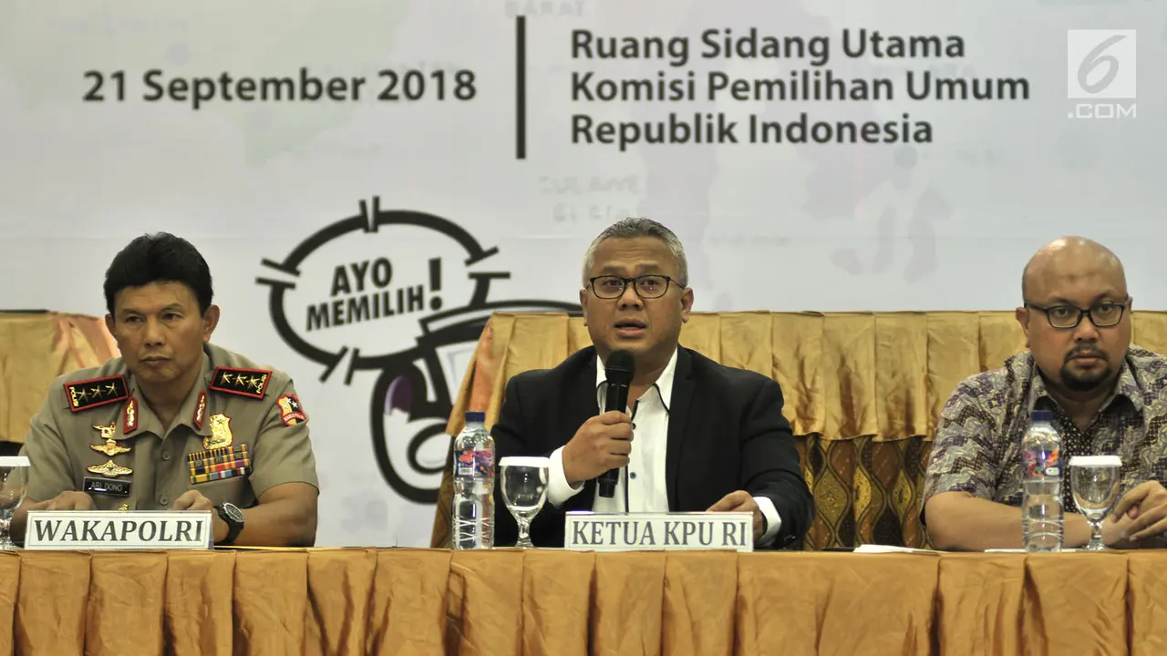 KPU Serahkan SK Penetapan Capres - Cawapres ke Polri