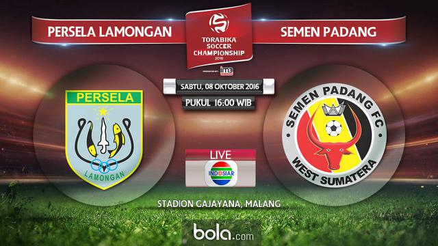 Persela Lamongan Vs Semen Padang (Bola.com/Adreanus Titus)