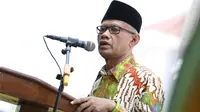 Ketua Umum PP Muhammadiyah Haedar Nashir. (Liputan6.com/Switzy Sabandar)