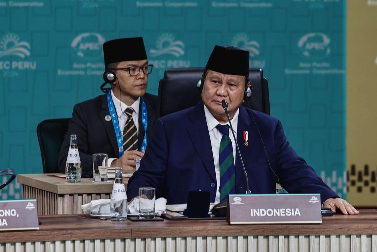 Presiden Prabowo di KTT APEC 2024