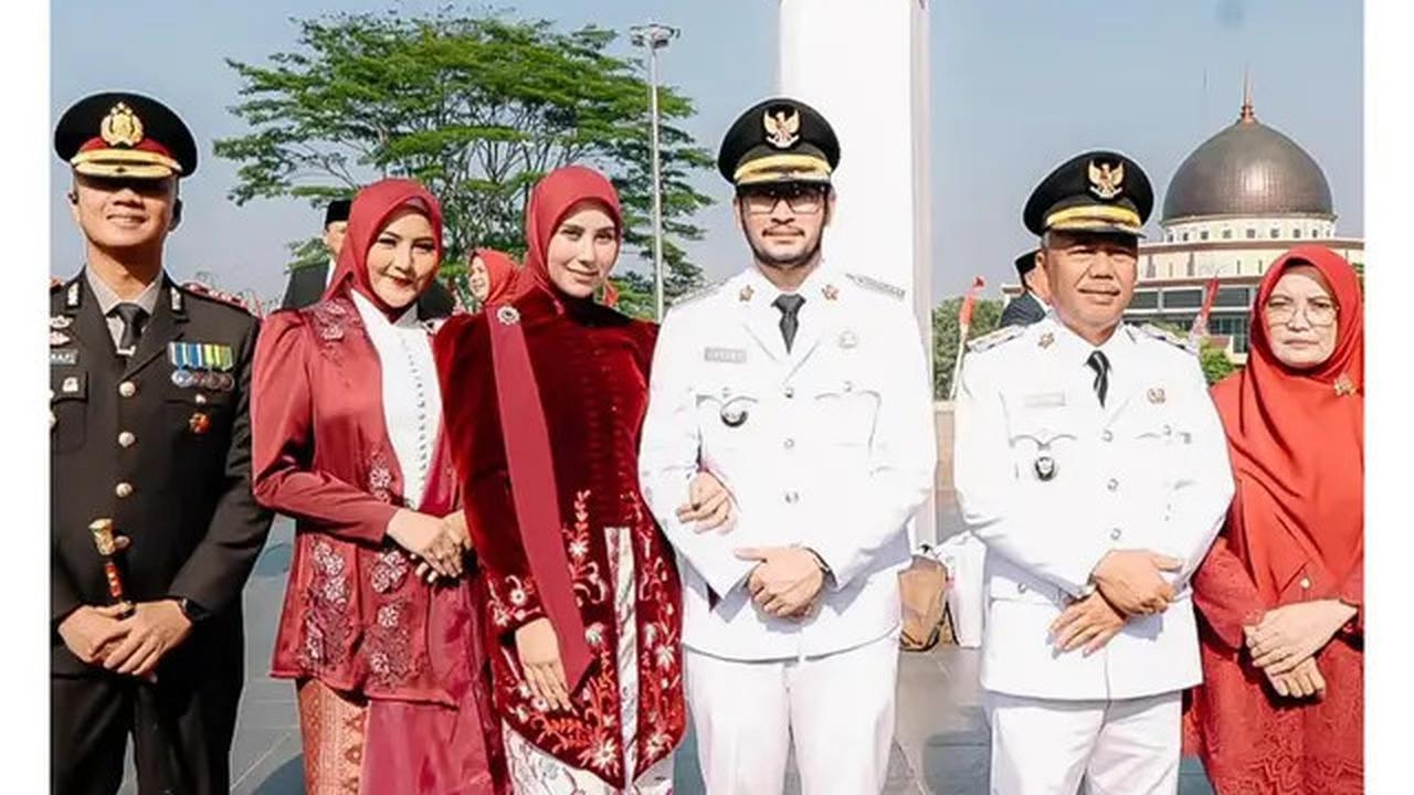 7 Potret Syahnaz Sadiqah di Upacara HUT ke-80 RI, Perdana sebagai Istri Bupati