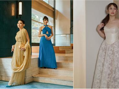 Vanesha Prescilla menambah daftar artis Indonesia yang hadir di gala premiere serial The White Lotus 3 di Thailand. Pemeran Milea itu tampil menawan kenakan dress putih. Sementara itu, Patricia dan Regina kompak hadir bersama dengan penampilan yang begitu elegan. (Liputan6.com/IG/@reginaaphx/@vaneshaass)