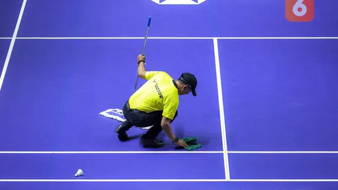 Foto: Nuansa Baru Indonesia Open 2025, Court Biru dan Karpet Abu-Abu