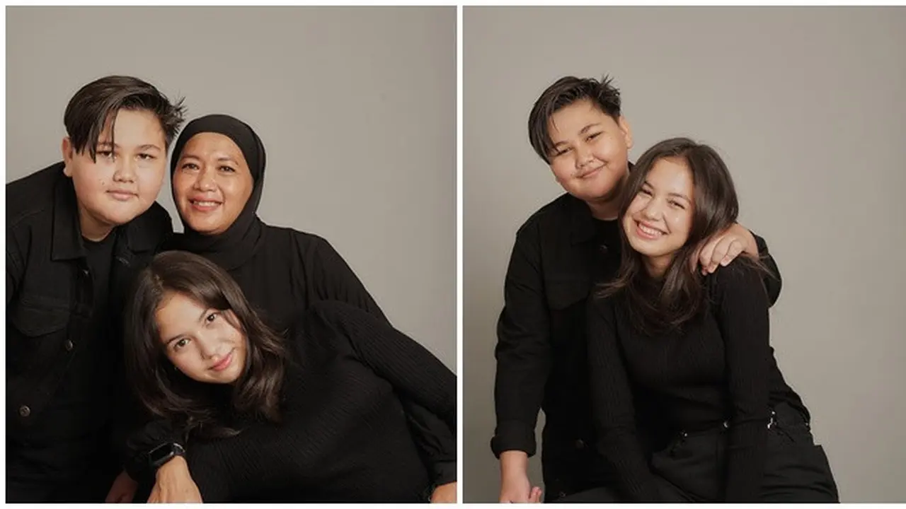 Lagi Libur Syuting, Ini 6 Pemotretan Saskia Chadwick Bareng Ibunda dan Adiknya
