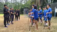 Inspiratif, Kurir Difabel Ini Kejar Cita-Cita Jadi Atlet Sepak Bola Amputasi hingga Lolos Seleksi