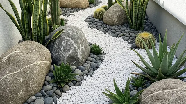 Model Kebun Mini di Halaman Samping Rumah Selebar 1 Meter