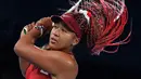 Naomi Osaka mengaku menghadapi tekanan yang besar ketika tampil di Olimpiade Tokyo 2020. Ia merasa sedih dengan kekalahan ini, namun dirinya juga senang dan bangga dapat bermain di Olimpiade Tokyo 2020. (Foto: AFP/Tiziana Fabi)