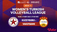 Link Live Streaming Turkish Volleyball League 2021 di Vidio Sore Ini. (Sumber : dok. vidio.com)