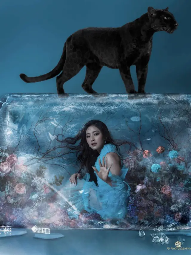 6 Gaya Pemotretan Natasha Wilona dengan Tema 'INNOCENCE in The COLD', Memesona