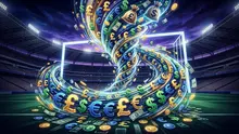 Ilustrasi pemasukan, pengeluaran, kondisi keuangan, finansial klub-klub Eropa. (Bola.com/AI)