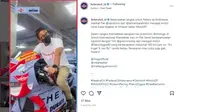 Top 3: Menparekraf Sandiaga Uno Naik Motor MotoGP dan Simon Crafar Kagumi Sirkuit Mandalika