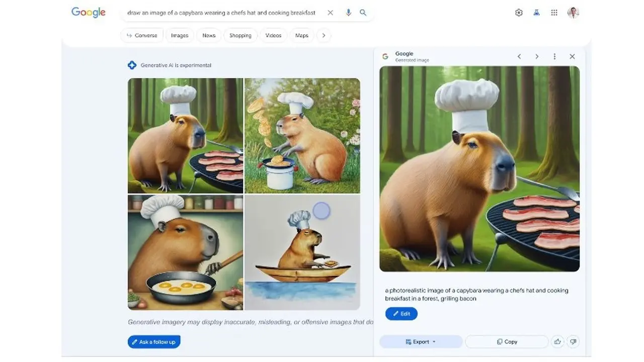 Pencarian Google AI Generatif
