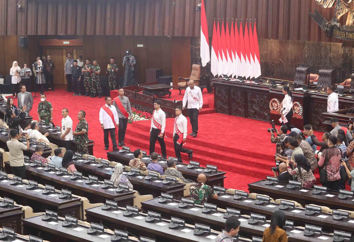 FOTO: MPR Gelar Gladi Bersih Pidato Kenegaraan Sidang Tahunan 2025