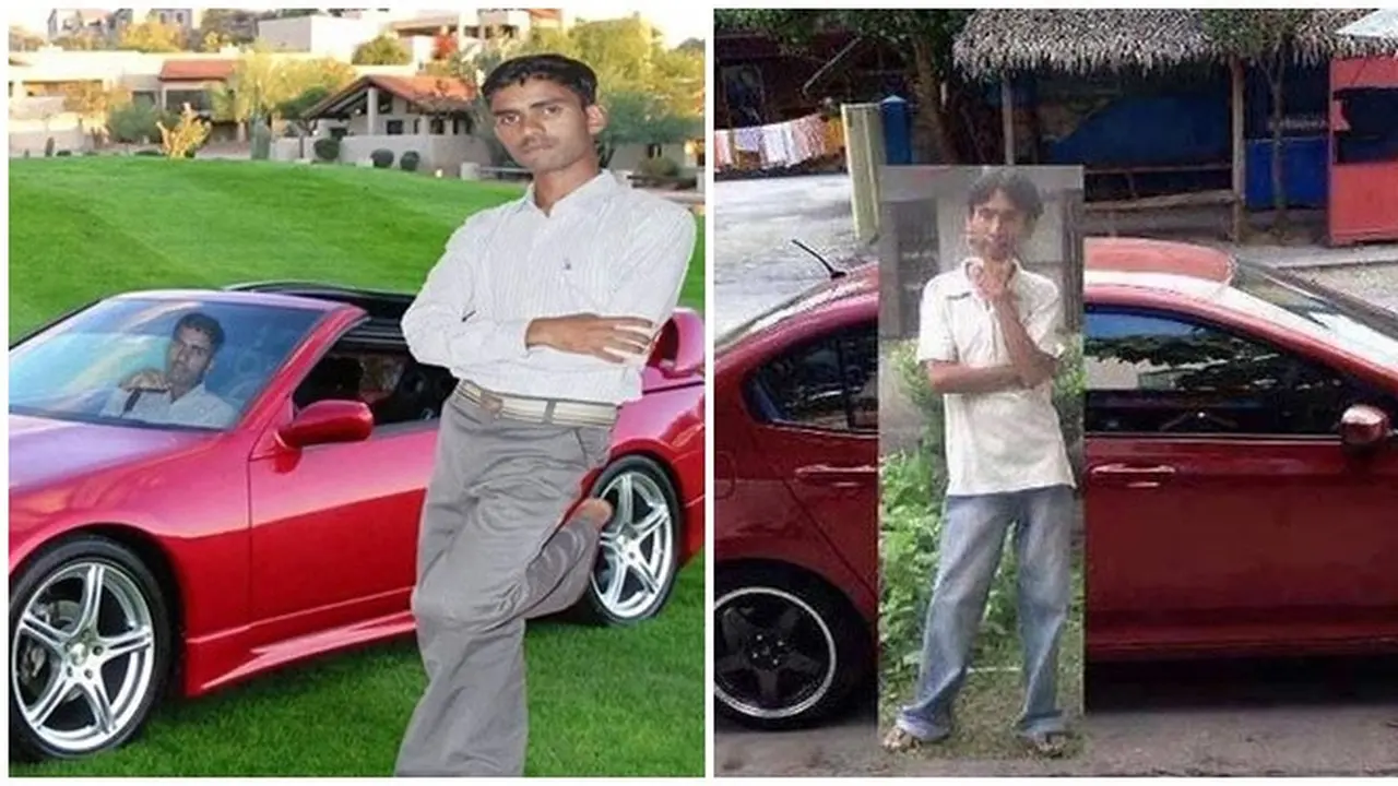 6 Foto Editan Pria dengan Kendaraan Mewah Ini Bikin Tepuk Jidat