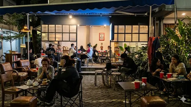 ilustrasi kafe