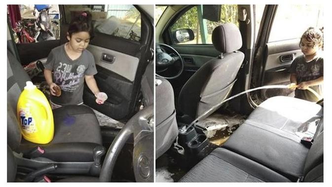 Kelakuan Nyeleneh saat Cuci Mobil (Sumber: 1cak)