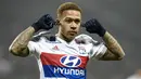 7. Memphis Depay (Olympique Lyonnais) - 6 Gol (1 Penalti). (AFP/Jeff Pachoud)