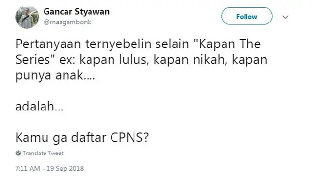 6 Curhat Konyol Warganet Ingin Daftar CPNS, Siap-Siap Ketawa Geli