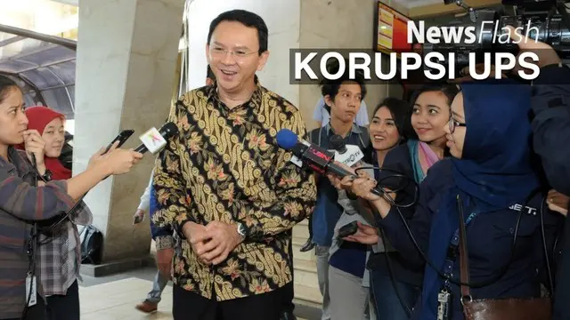 Gubernur DKI Jakarta Ahok datang ke Bareskrim Polri pagi ini. Kedatangannya untuk diperiksa sebagai saksi dalam dugaan korupsi pengadaan uninterruptible power supply (UPS) pada APBD Perubahan 2014.