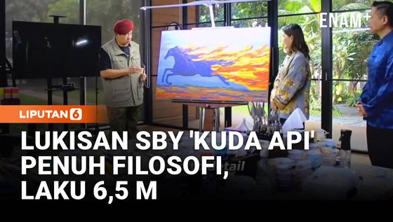 Makna di Balik Lukisan 'Kuda Api' Karya SBY Laku Rp6,5 Miliar Dibeli Pengusaha